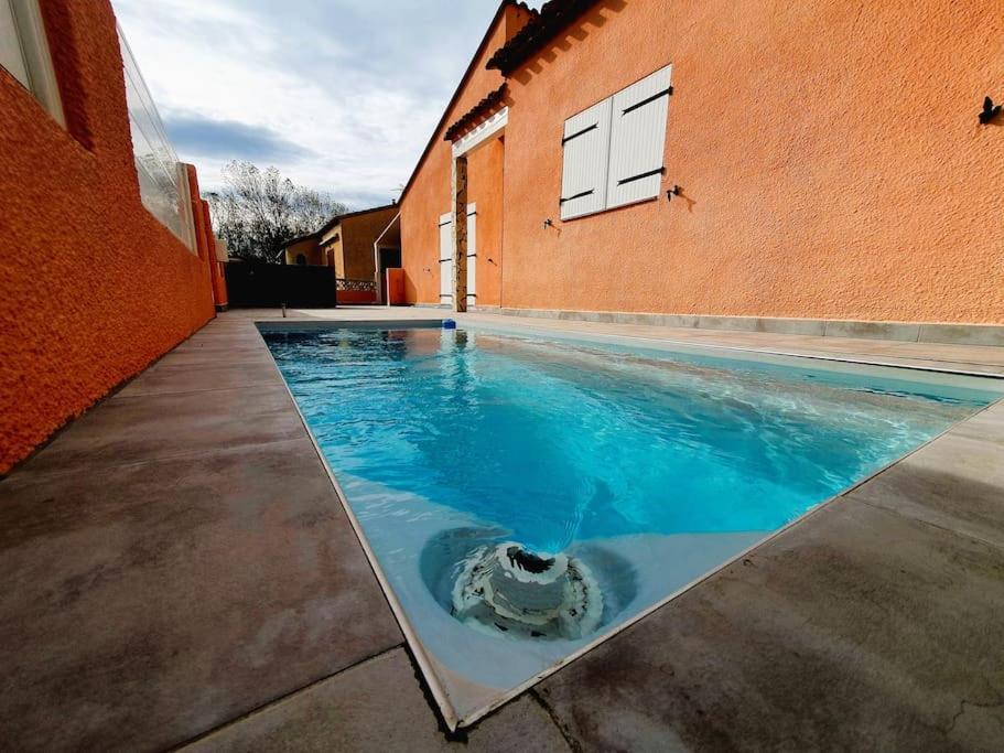 Villa H2O - Jacuzzi & Piscine Chauffee Le Barcarès Exteriér fotografie